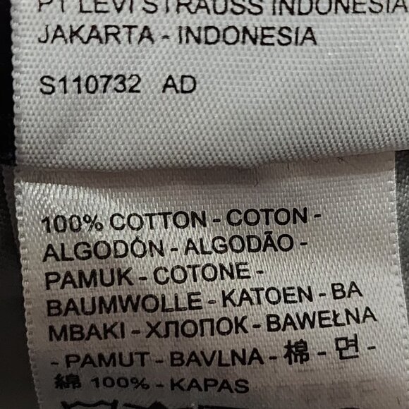 Levi's Black Wash Rigid Denim High Rise Dad Jeans - Picture 9 of 9